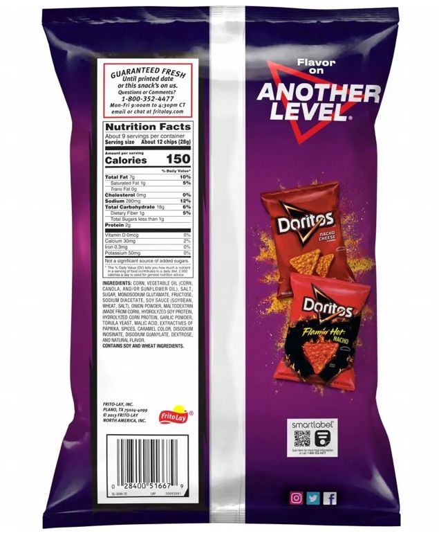 Doritos Spicy Sweet Chili Tortilla Chips