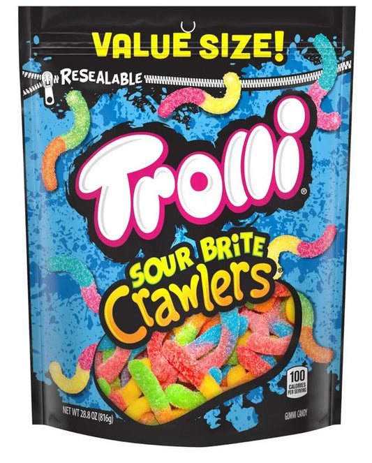 Trolli Sour Brite Crawlers Gummy Worms